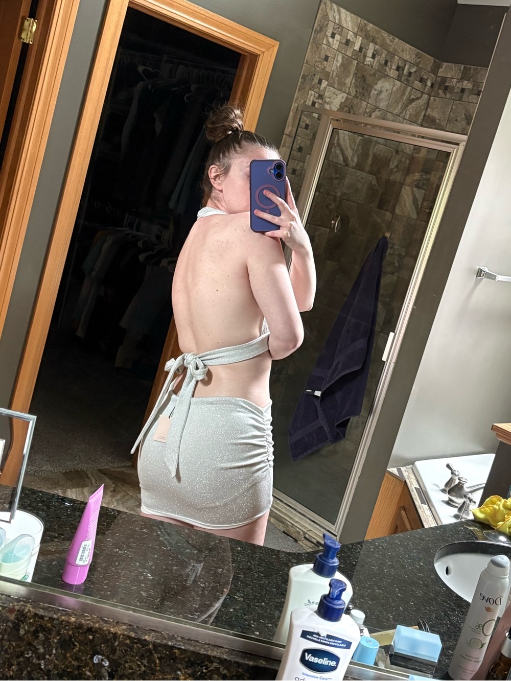 Superdown Cutout Halter Mini Dress - Picture 2 of 3